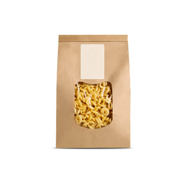 500 g Papierbeutel mit Sichtfenster